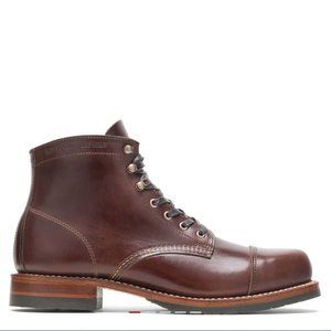 NWOT Wolverine 1000 MILE CAP-TOE CLASSIC BOOT - Havana Brown Size - 10.5D